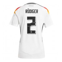 Deutschland Antonio Rudiger #2 Heimtrikot Frauen EM 2024 Kurzarm